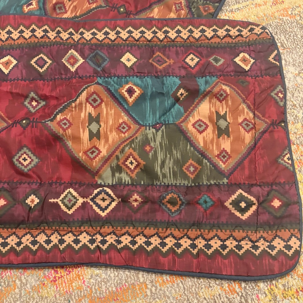 Vintage Bohemian Style King Size Pillow Case Shams from JC Penny Turkish Pattern